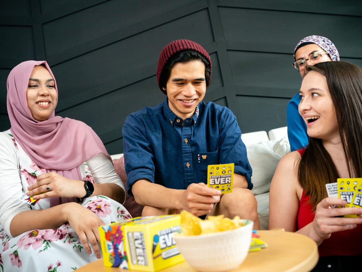 Everything Ever Card Game | Fun Family Games for Adults, Teens, & Kids | Fun Quick Party Game | 20 Minutes | Ages 12 and Up | for 2 to 10 Players |