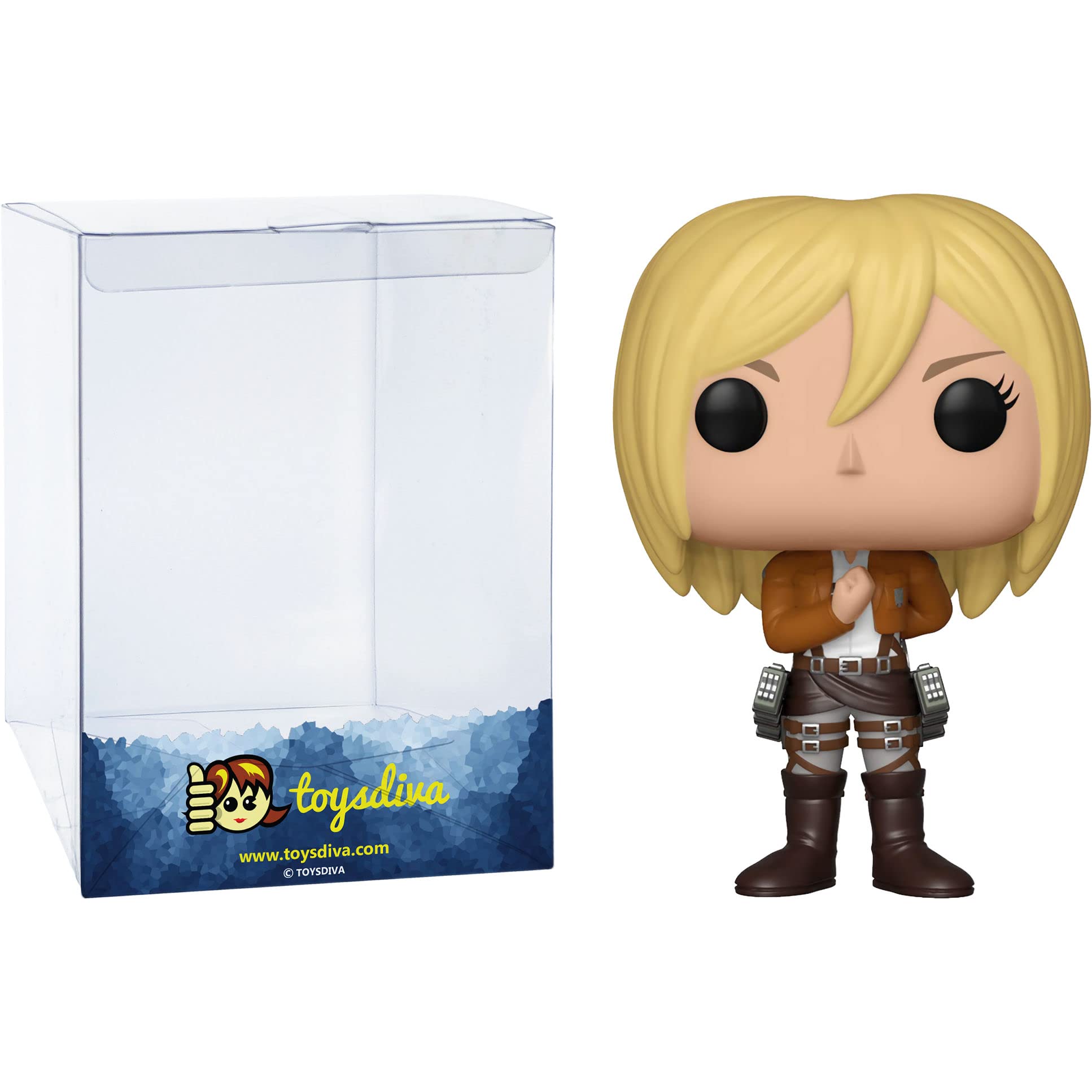 Funko Christa Lenz: P o p ! Animation Vinyl Figurine Bundle with 1 Compatible 'ToysDiva' Graphic Protector (460-35681 - B)