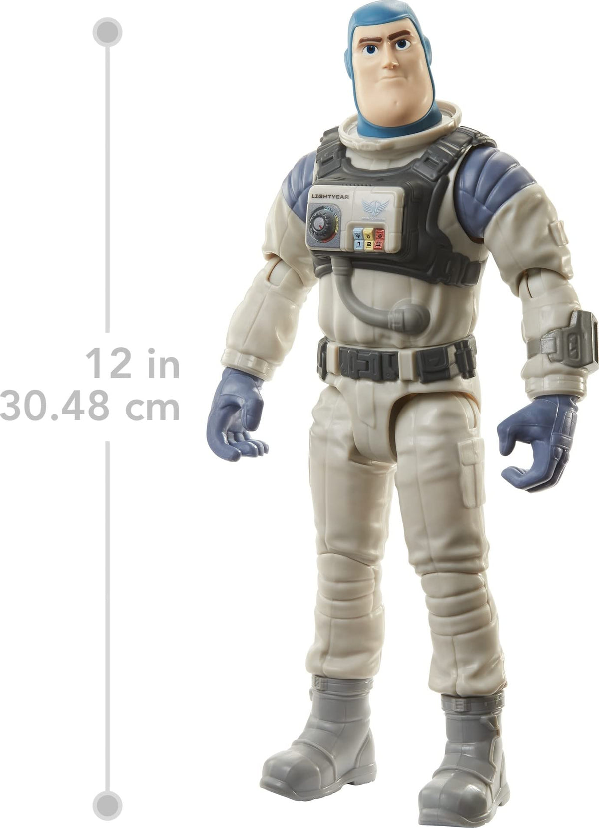 Mattel Disney and Pixar Lightyear Large Scale XL-01 Buzz Lightyear Action Figure with 14 Movable Joints, 12-inch Collectible Inspired by the Movie