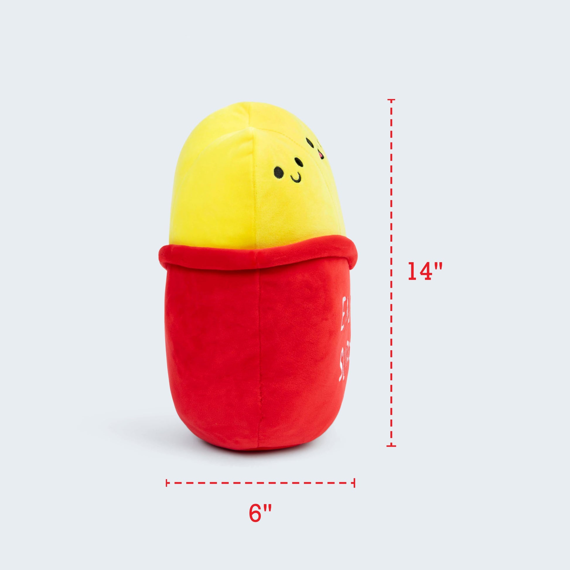 Emotional Support Mochi Fries by Relatable, Cuddly Stuffed Toys, Soft Body Pillow Plushies, Cute Room Decor, Great Gift Ideas for Loved Ones of All
