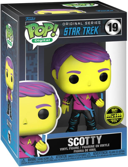 Funko Pop Digital: Star Trek SCOTTY Legendary Black Light Physical Redemption