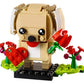 LEGO BrickHeadz 40349 Valentine's Puppy Building Kit (147 Pieces)