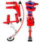 Iconiciris Kids/Child Youth Kangaroo Shoes Jumping Stilts Fitness Exercise (66-110lbs/30~50kg)(red)