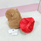 JPORSHU Capybara Plush Toy? 14inch Capybara Plush with Strawberry Hat? Kawaii Capybara Stuffed Animal and Home Decor Gifts