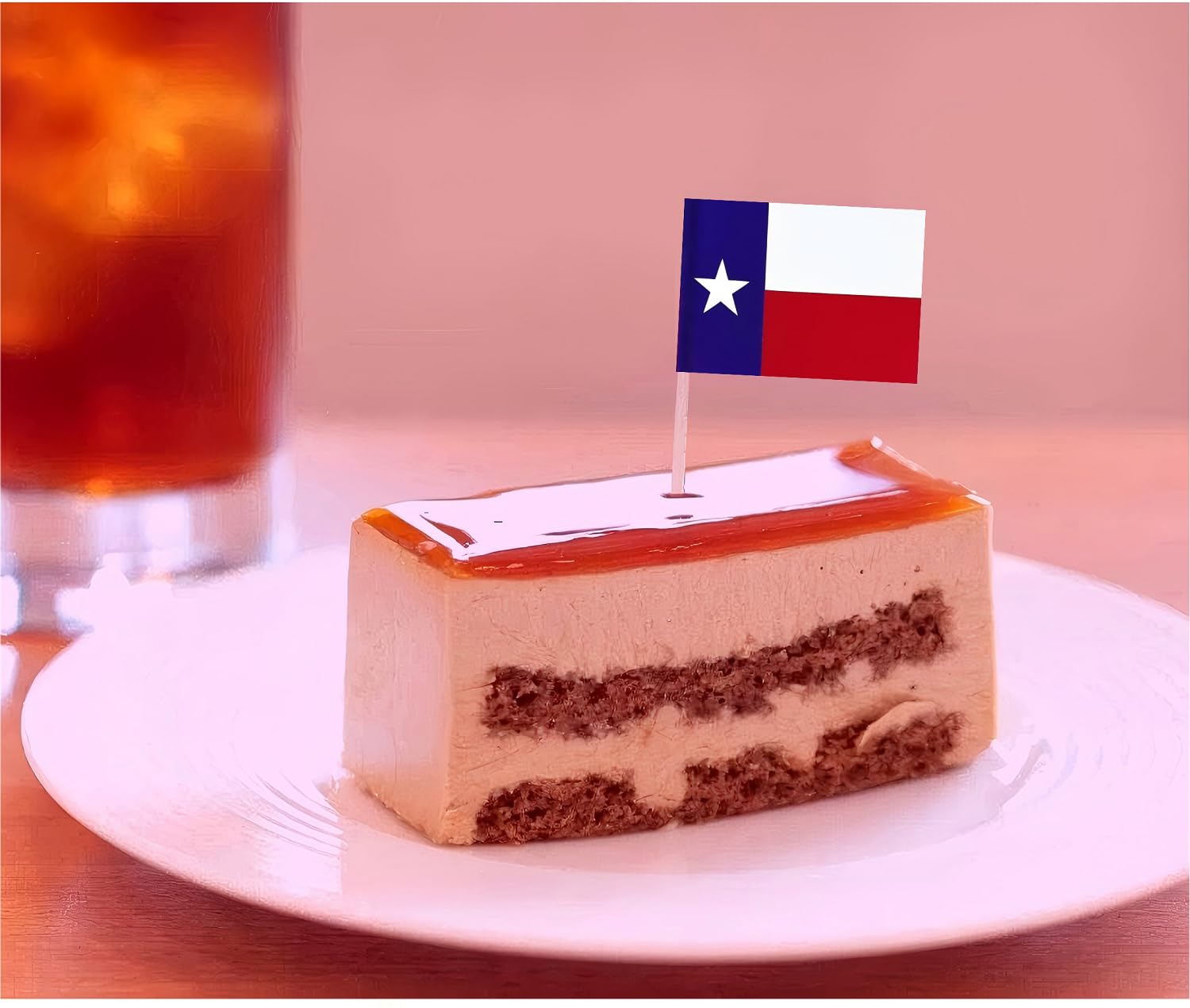 100 Pcs Texas Toothpick Flag Texas State Small Mini Cocktail Fruit Cupcakes Toppers Food Stick Flags Decorations