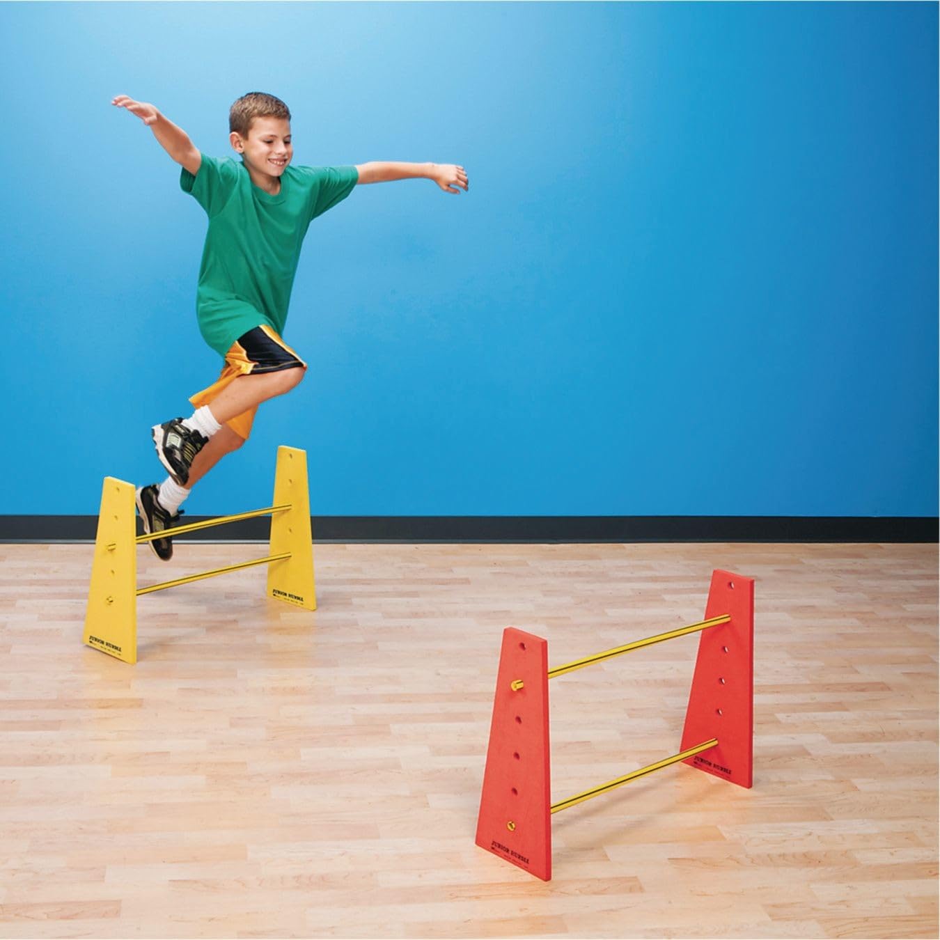 S&S Worldwide Adjustable Height Hurdles (Set of 6), Rainbow