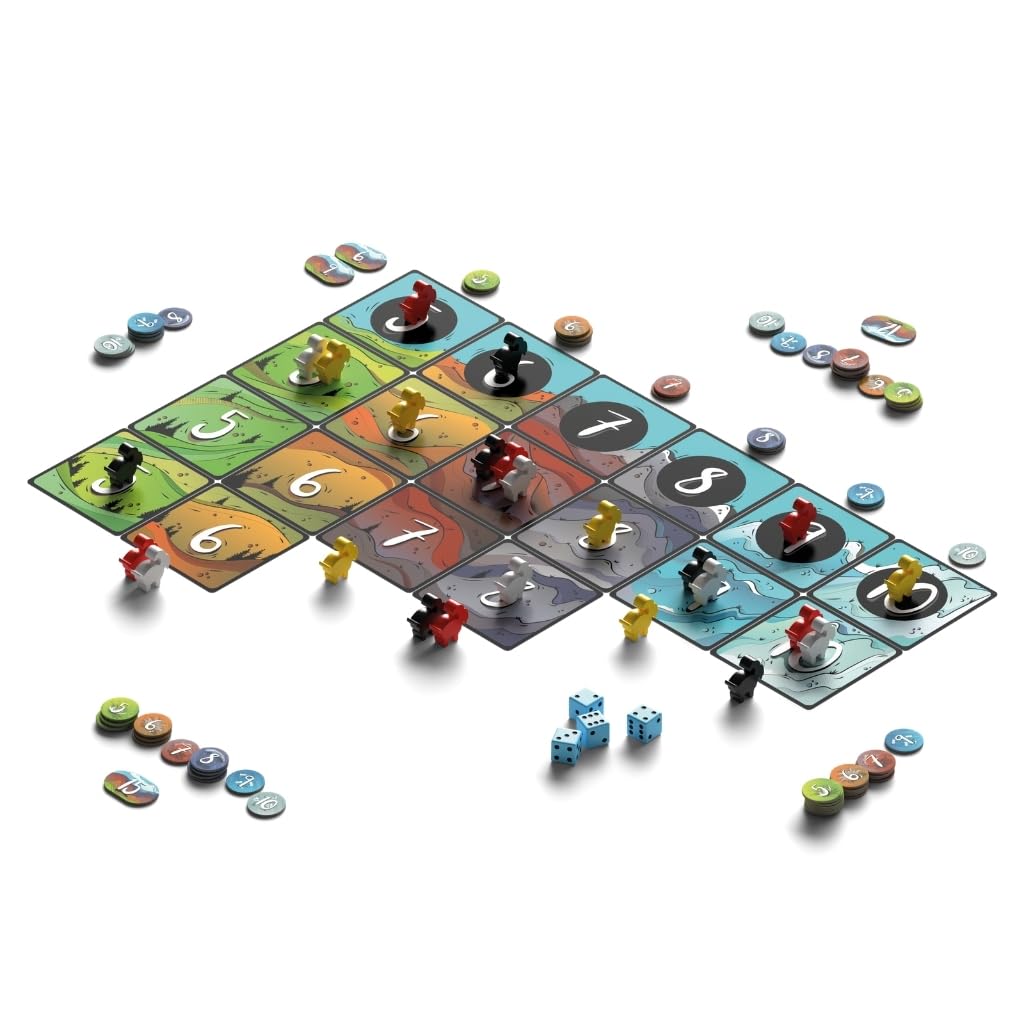 Mountain Goats - Board Game - 2 to 4 Players - 20 Minute Play Time