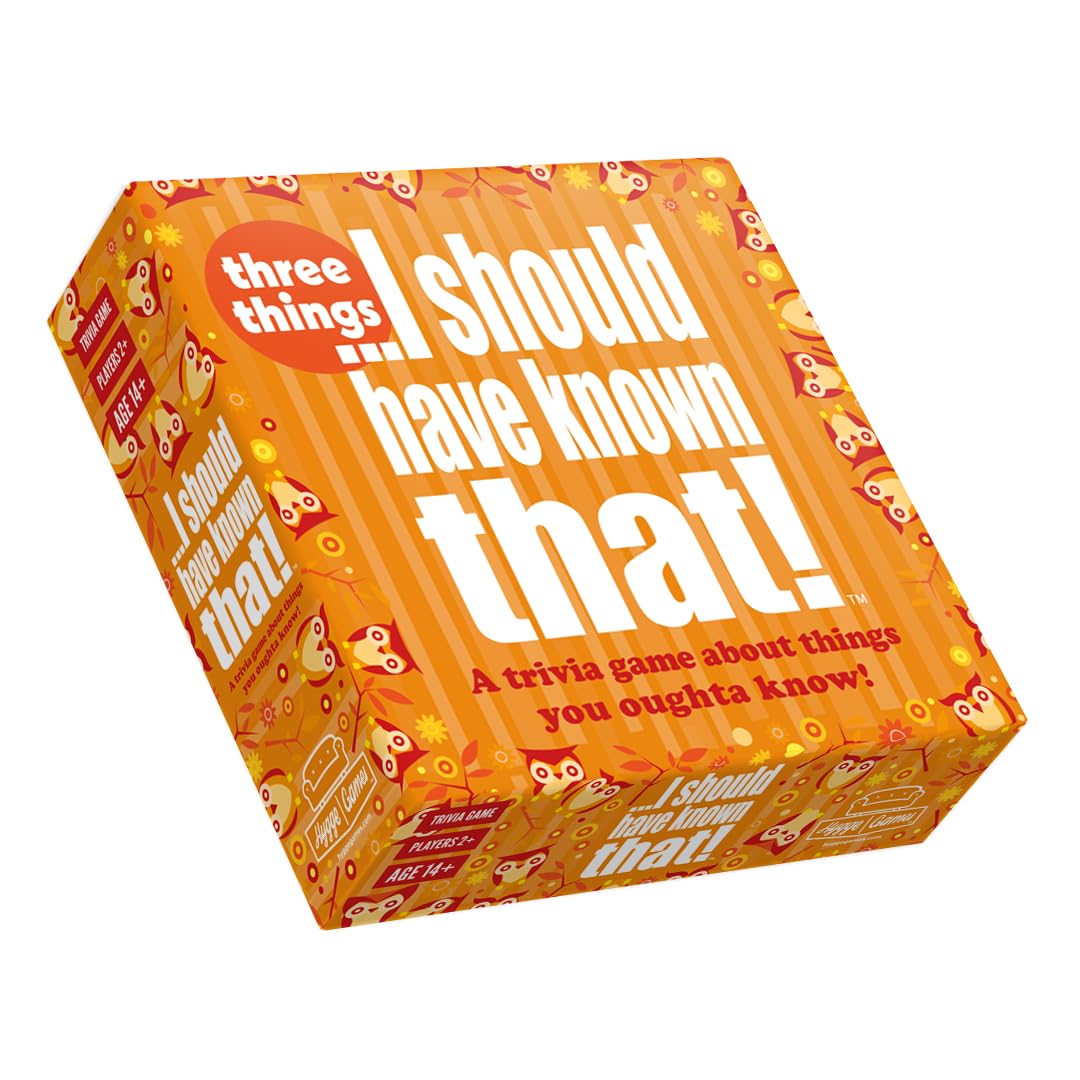 I Should Have Known that!-Three Things, Trivia Game