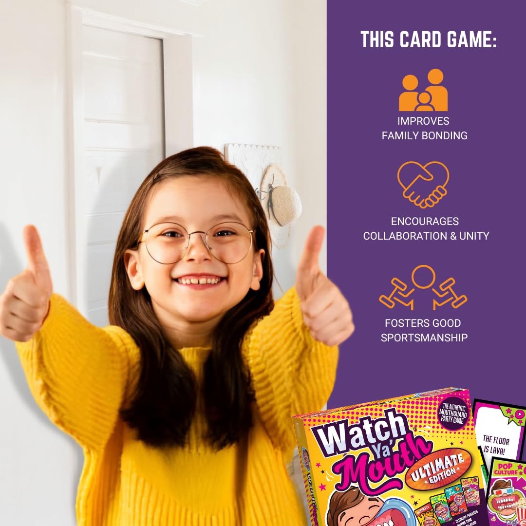 Watch Ya' Mouth Ultimate Edition - Speak Out Funny Phrases, The Original Mouth Piece Game