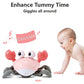 control future Baby Girl Toys Tummy Time: Pink Crawling Crab Babies Montessori Toy Learning 36 Months 3 Year Old Birthday Infant Girls Valentines