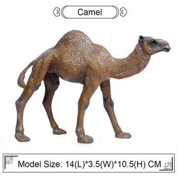 FLORMOON Animals Figure - Realistic Camel Figurines - Early Educational Toys Science Project Christmas Birthday for Boys and Girls