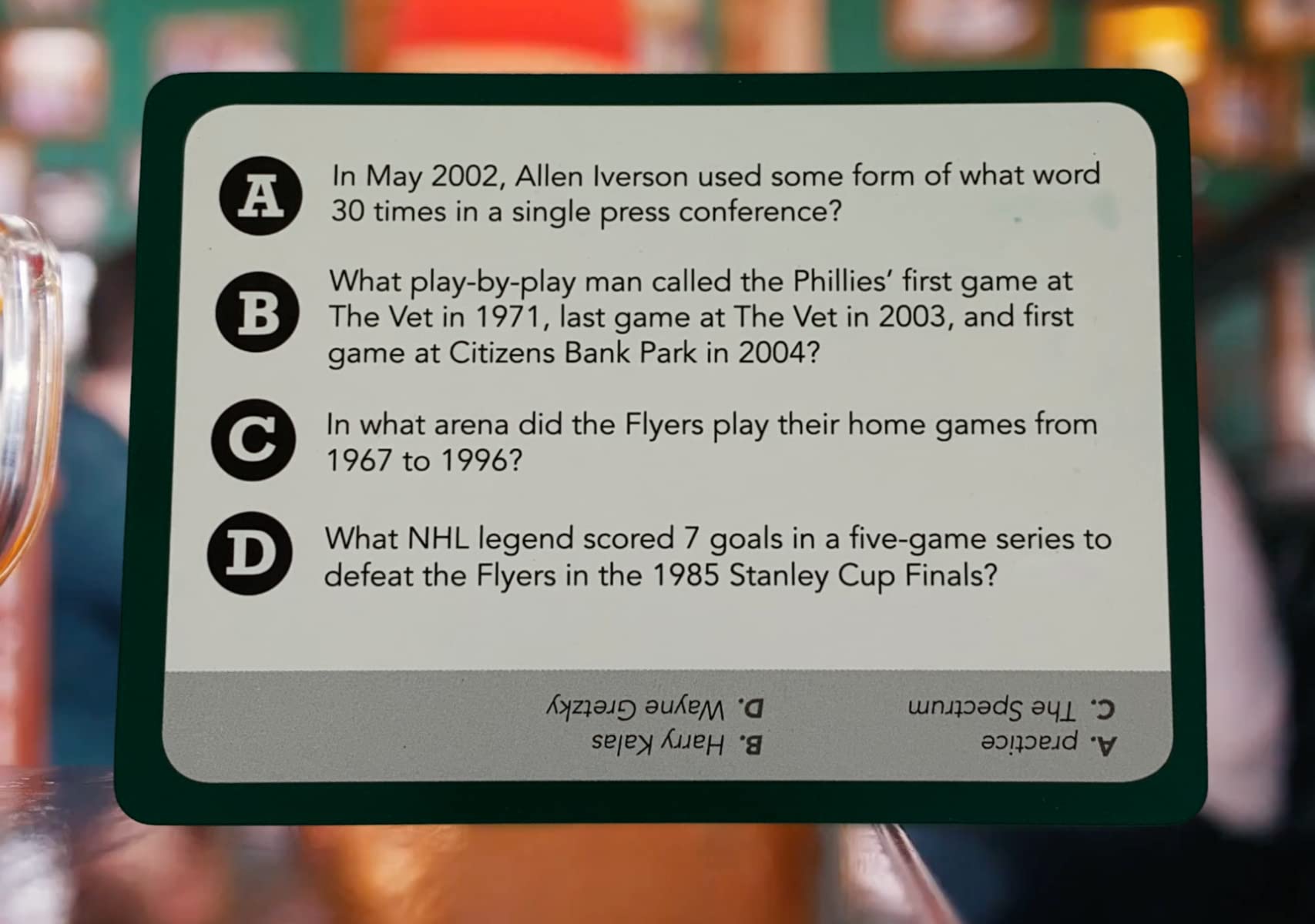 You Gotta Know Philadelphia - Sports Trivia Game