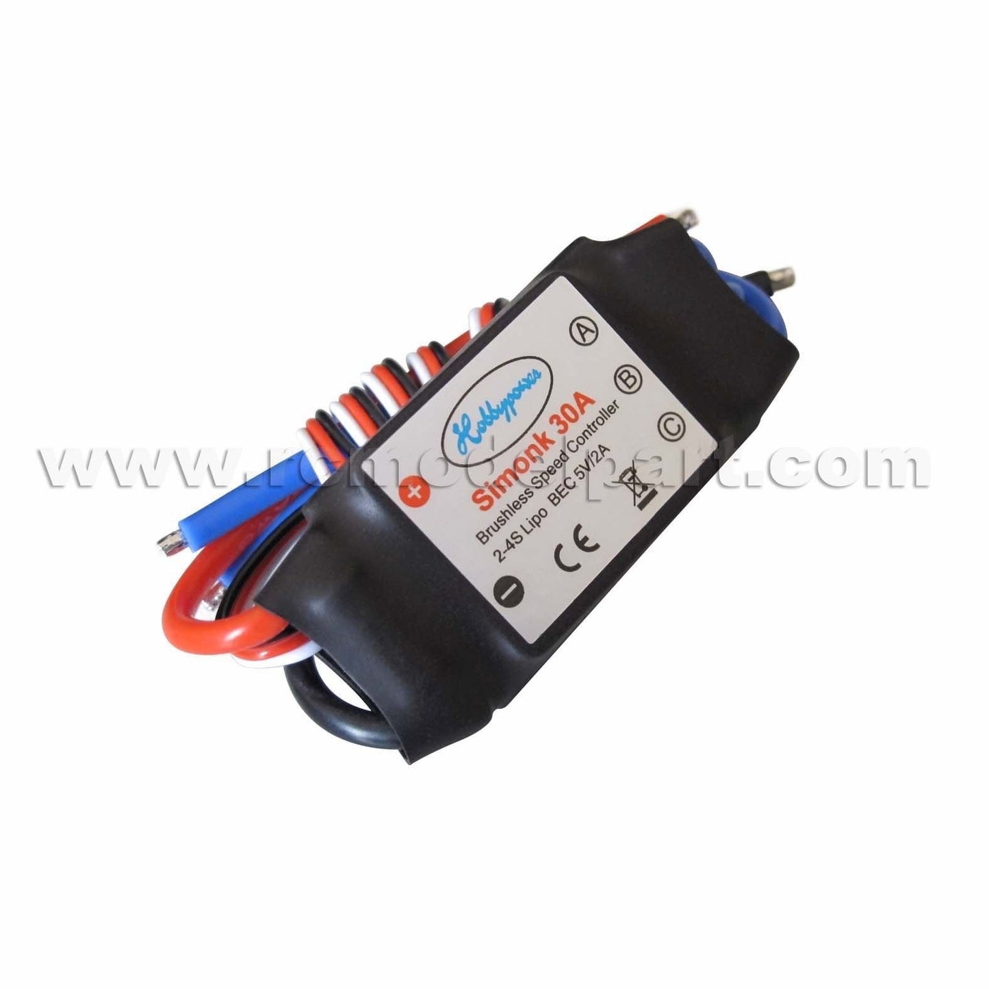 Hobbypower HP SimonK 30A ESC Brushless Speed Controller 2-4S for Hexacopter F550 FY650(Pack of 6 pcs)