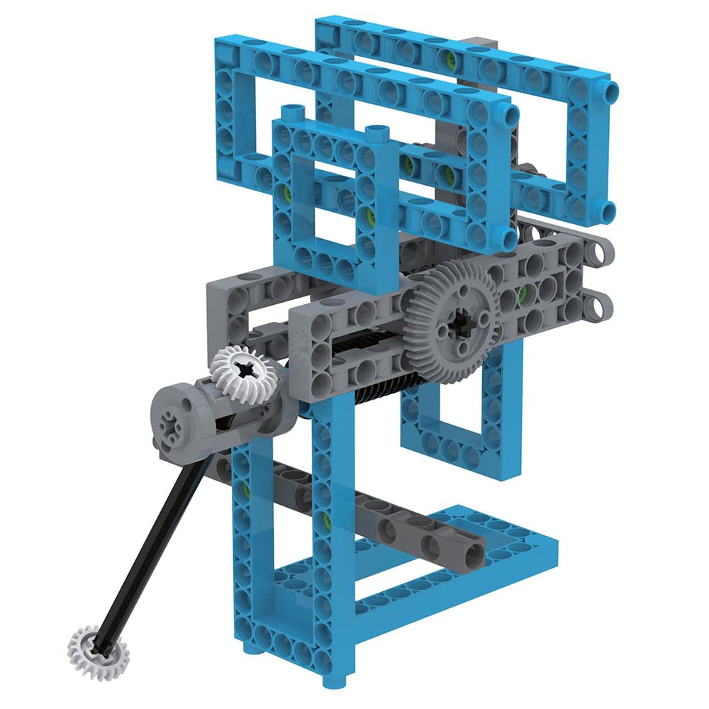 Thames & Kosmos Simple Machines Science Experiment & Model Building Kit, Introduction to Mechanical Physics, Build 26 Models to Investigate The 6