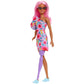 Barbie Fashionistas Doll #189 with Pink Hair & Prosthetic Leg Wearing Floral Dress & Accessories Including Sneakers & Sunglasses