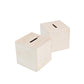 Fun Express DIY Unfinished Wood Block Piggy Bank for Kids Girls - Wooden Savings Box Craft Kit Makes 12 - Cute Coin Bank for Baby Shower Blocks