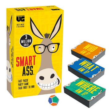 University Games, Smart A Trivia,The Ultimate Who, What, Where Party Game, for Families and Adults Ages 12 and Up and 2 to 6 Players