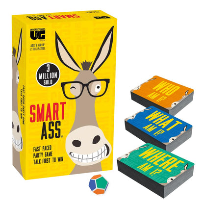 University Games, Smart A Trivia,The Ultimate Who, What, Where Party Game, for Families and Adults Ages 12 and Up and 2 to 6 Players