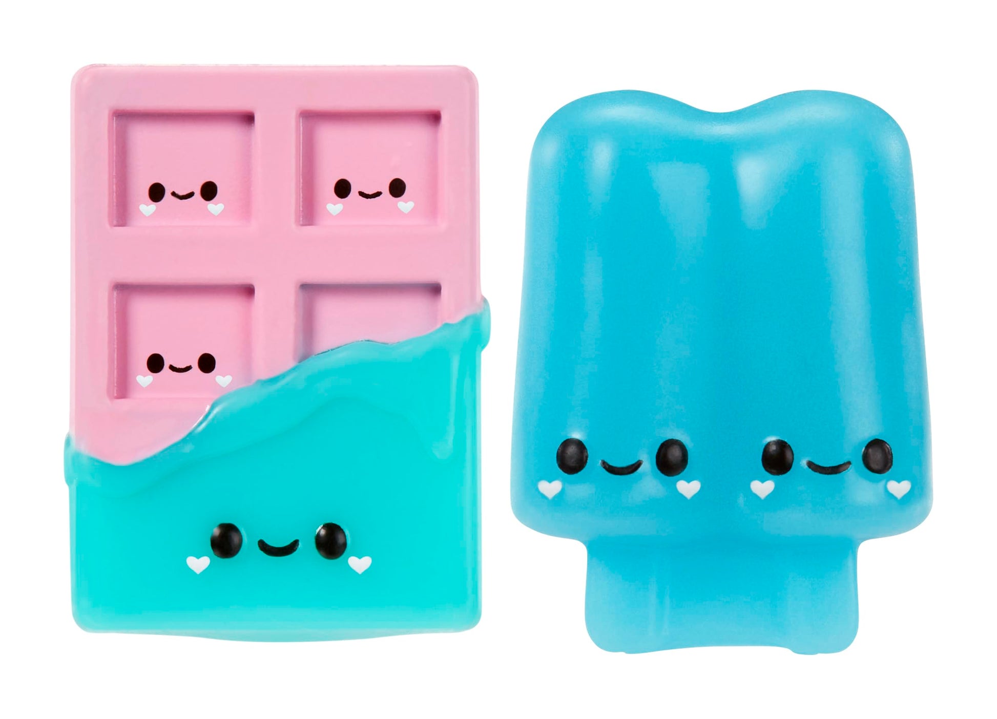 Fluffie Stuffiez Chocolate & Popsicle Minis Collectible Feature Plush - Surprise Reveal Unboxing Soft and Squishy Tactile Play Fidget DIY