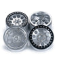 RCLIONS Aluminum 2.2" Beadlock Wheels Rims 35mm for Axial Wraith SCX10 TRX4
