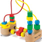 Melissa & Doug First Bead Maze - Wooden Educational Baby Toy with Suction Cups, for Floor, High Chair or Toddler Table, Toddler Toys for Girls & Boys