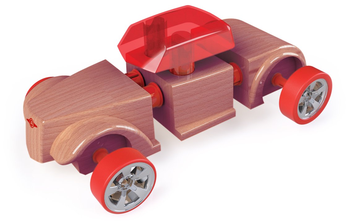 Automoblox Mini HR5 Scorch and SC1 Chaos 2-Pack , Red and Purple , 4.5" x 1.75"