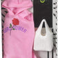 Barbie Clothes: Pink Hoodie Dress, Plus 2 Accessories Dolls, Gift for 3 to 7 Year Olds, GHW77