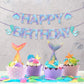 Anor WishLife Sparkle Banner,Mermaid Birthday Decorations,Mermaid Party Decorations for Girls,Boys,Kids,Home,Classroom,Baby Shower,1st Birthday