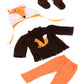 Foxy - Clothes for 18 inch Dolls - 4 Piece Outfit - Hat, Blouse, Leggings and Boots. (Doll Not Included)