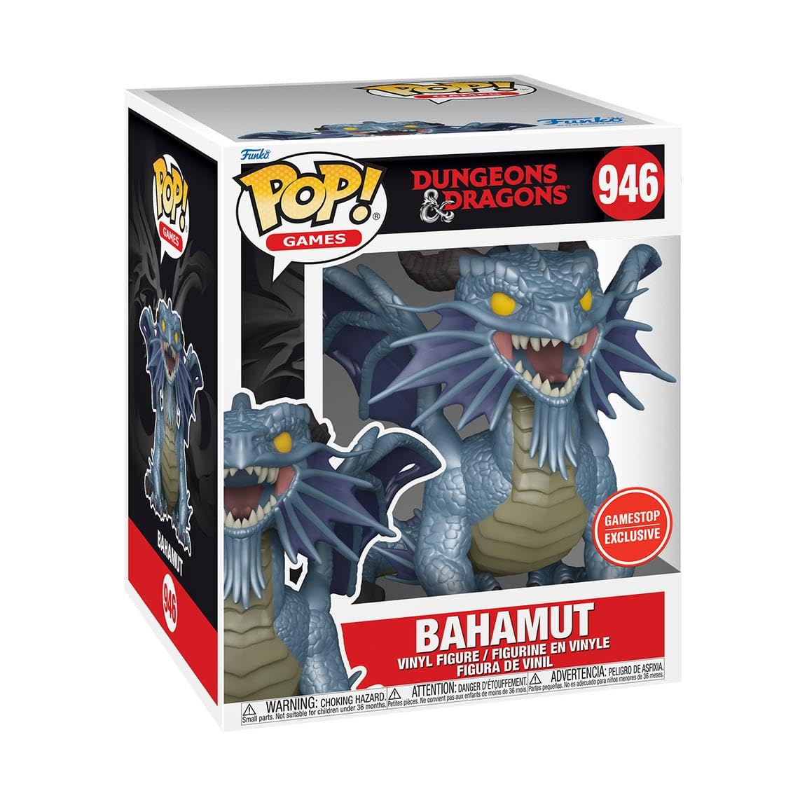 Pop! Super: Dungeons & Dragons - Bahamut *Metallic* (GameStop Exclusive)