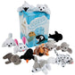Fun Express Mini Arctic Friends Stuffed Animal Assortment, 24 Pieces
