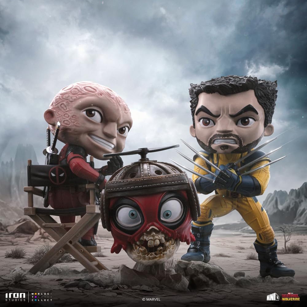 Iron Studios Collectible Statue Art Scale 1/10 Wolverine (Unmasked) - Minico Polystone Resin Multicolor 5.5 inches