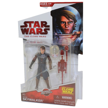Hasbro Star Wars 2009 Clone Wars Animated Action Figure CW-21 Anakin Skywalker (Space Suit)