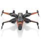 Star Wars Micro Galaxy Squadron Poe Dameron's T-70 X-Wing - 5-Inch Starfighter Class Vehicle with Two 1-Inch Micro Figure Accessories
