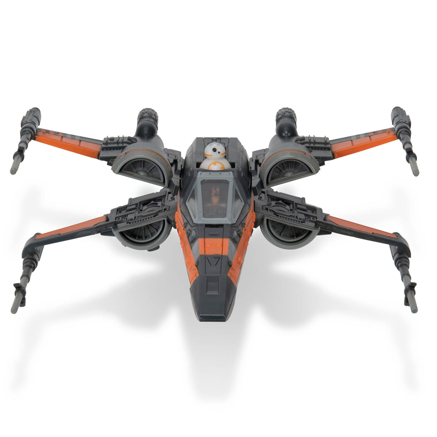Star Wars Micro Galaxy Squadron Poe Dameron's T-70 X-Wing - 5-Inch Starfighter Class Vehicle with Two 1-Inch Micro Figure Accessories
