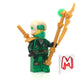 LEGO NINJAGO Crystalized Minifigure - Lloyd (Hair) with Dual Golden Weapons (Limited Edition Foil Pack)