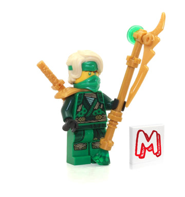 LEGO NINJAGO Crystalized Minifigure - Lloyd (Hair) with Dual Golden Weapons (Limited Edition Foil Pack)