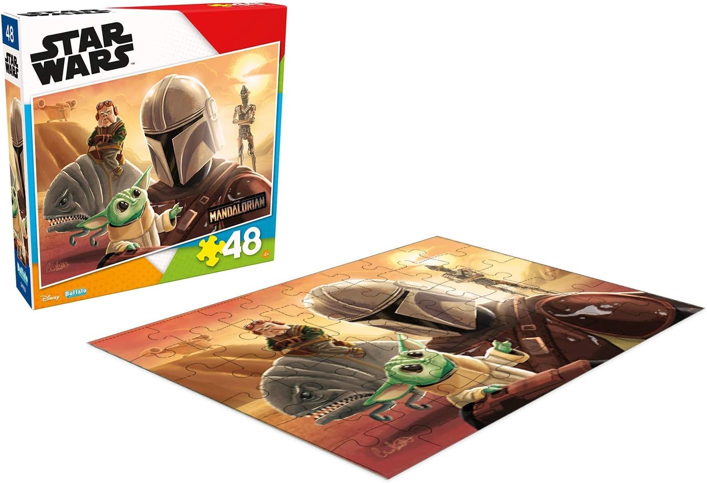 Buffalo Games - Star Wars™ Precious - 48 Piece Puzzle for Kids Ages 4-8
