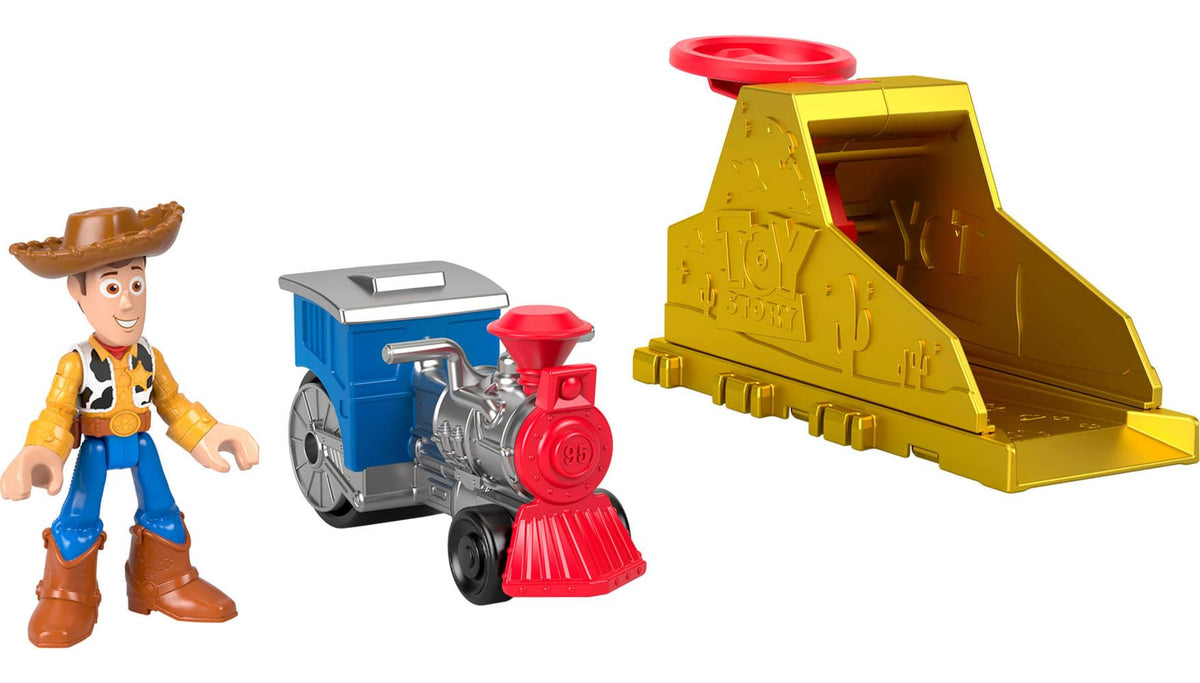 Fisher-Price Imaginext Toy Story Launcher Set with Woody & Vehicle