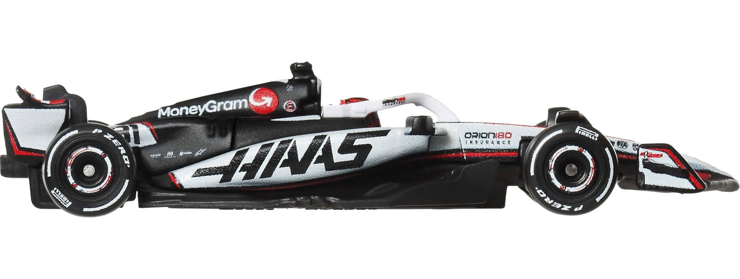 Hot Wheels 1:64 Scale Premium Die-Cast Formula 1 Collectible Toy Race Car with Real Riders Tires & Metal/Metal Body & Chassis