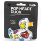 Pop Heart (Love/Valentines) Rubber Duck by Bud Ducks | Elegant Gift Packaging - "Living in a bubble of love!" | Child Safe | Collectable