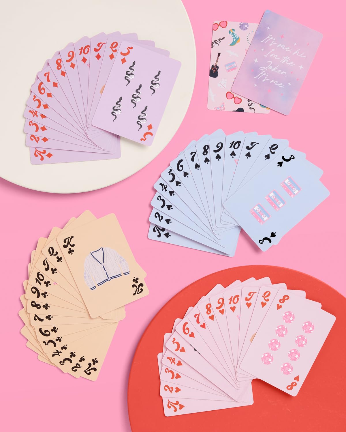 xo, Fetti Playing Card Set - 54 pcs | Bachelorette Theme Game, Birthday Party Activity, Girls Night Decor, Bach Accessory