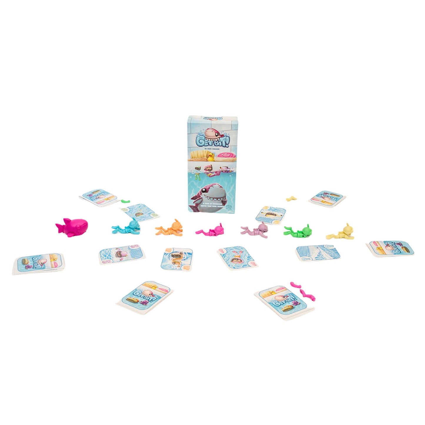 Greater Than Games | Get Bit | Family Card Game | Party Game for Adults and Family | Escape the Shark | 3 to 6 Players | Ages 7+ | 20 Minutes