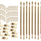Dollhouse Miniature 1:12 Scale Stair Rod Set