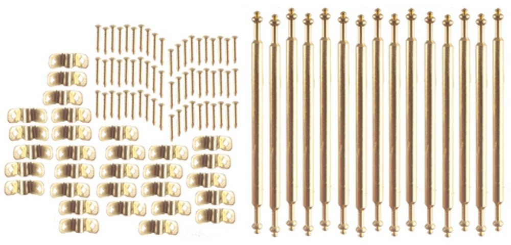 Dollhouse Miniature 1:12 Scale Stair Rod Set