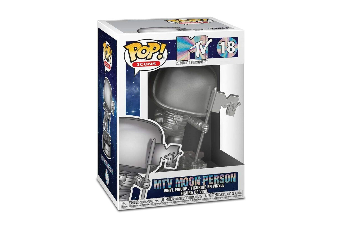 Funko Pop! AD Icons: MTV - MTV Moon Person, Multicolor
