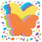 Fun Express Mosaic Foam Butterfly Craft Kit 24 Pieces - Arts and Crafts for Kids Ages 8-12 | Foam Stickers Art Supplies for Girls 6-8 | Spring Crafts