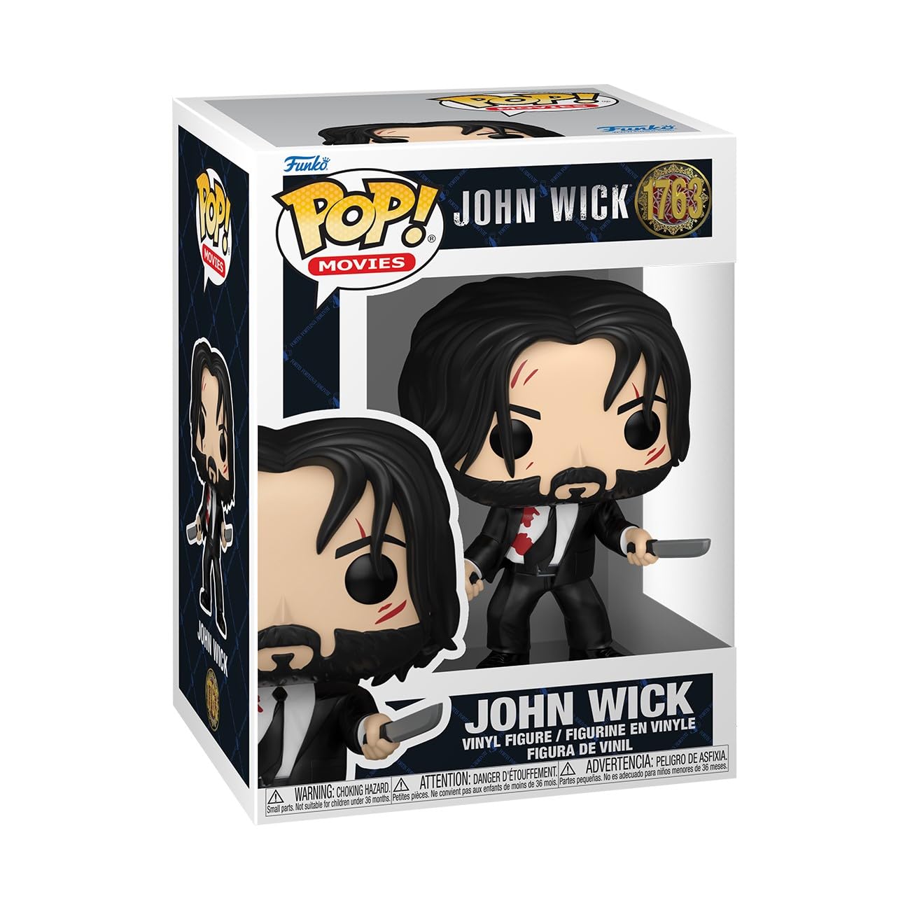 Funko Pop Movies: John Wick 3 - John Wick - Collectable Vinyl Figure - Gift Idea - Official Merchandise - Toys for Kids & Adults - Action/Adventure