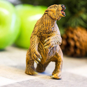 Safari Ltd. Megatherium (Giant Sloth) Figurine - Detailed 4.5" Plastic Model Figure - Fun Educational Play Toy for Boys, Girls & Kids Ages 3+