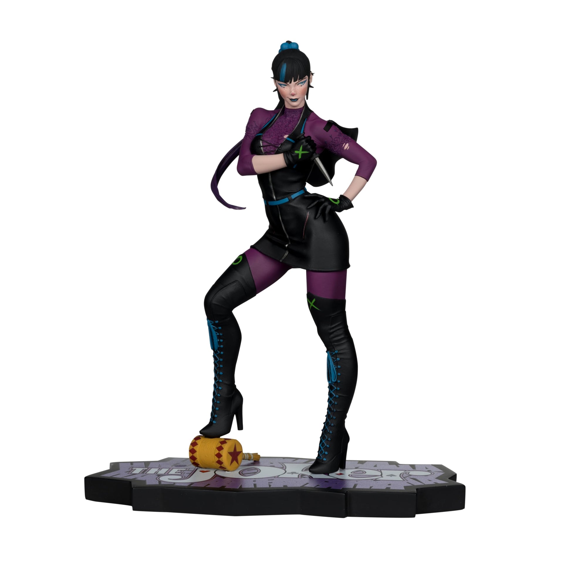 McFarlane Toys - DC Direct Punchline by Stanley Artgerm Lau (The Joker Purple Craze) 1:10 Scale Resin Statue